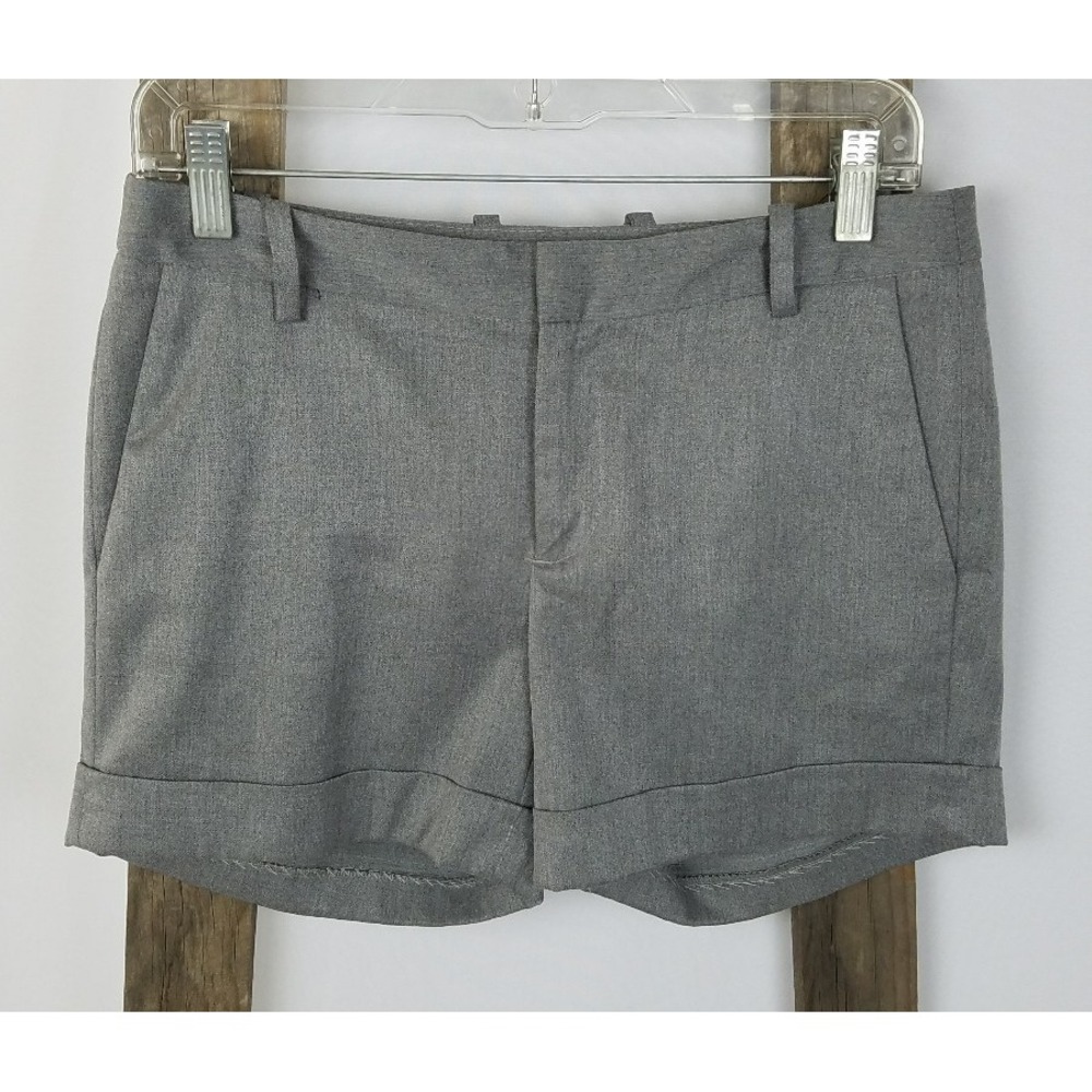 Zara Basic women S gray shorts dress pants Academia Minimalist  Career